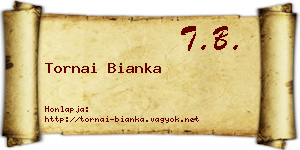 Tornai Bianka névjegykártya